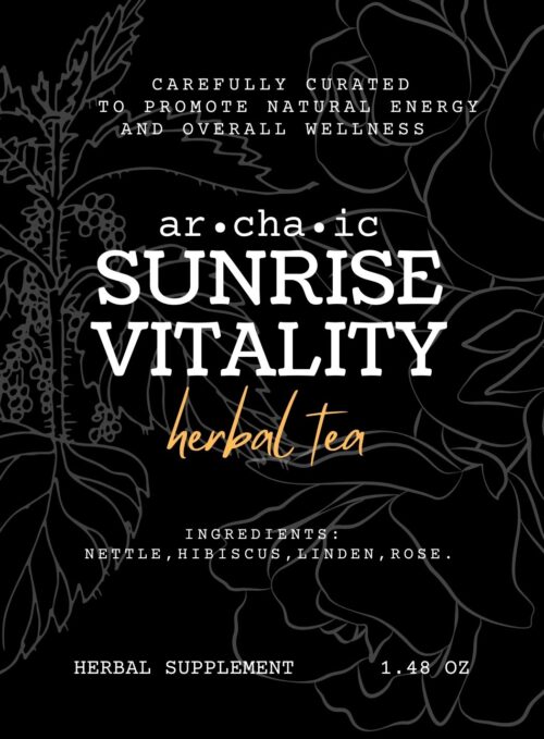 Sunrise Vitality Herbal Tea Culinary Archeology