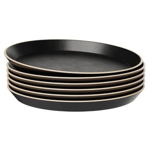 kook ceramic dinner plates charcoal black